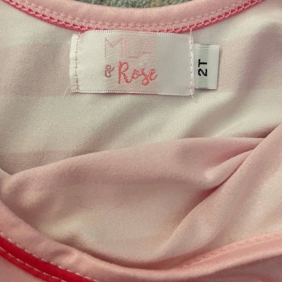 Mila & Rose 2T Girl Valentine’s Day All You Need Is Love Twirl Dress - Picture 10 of 16